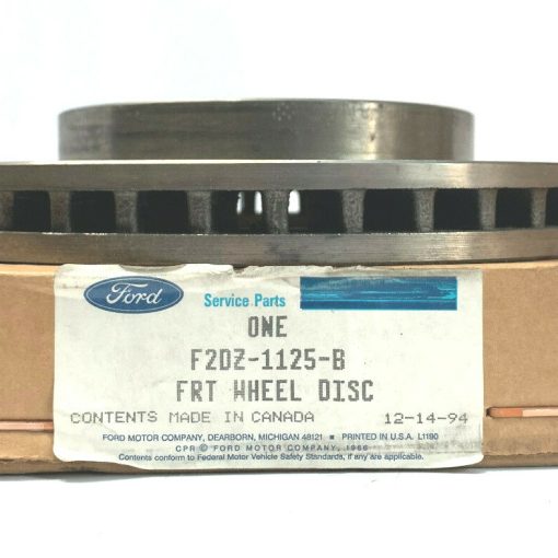 Front Disc Brake Rotor 1991-1993 Ford Taurus Continental Sable F2DZ1125B OEM NEW