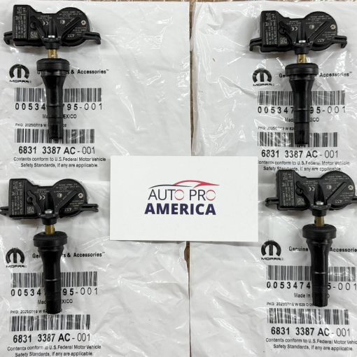 TIRE SENSOR TPMS SET for 16-2023 JEEP GRAND CHEROKEE DURANGO PACIFICA OEM MOPAR