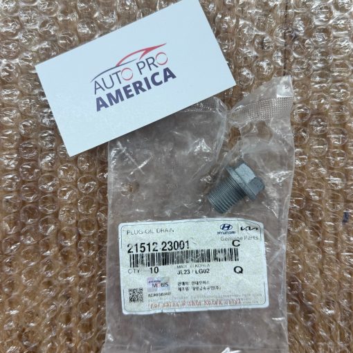 Oil Drain Plug for 1986-2024 Genesis Hyundai Kia GEUINE OEM 2151223001