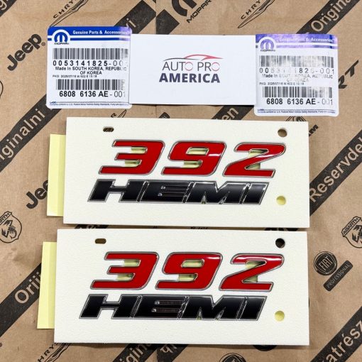 392 HEMI EMBLEM SET for JEEP DODGE CHRYSLER CHALLENGER CHARGER GENUINE MOPAR OEM