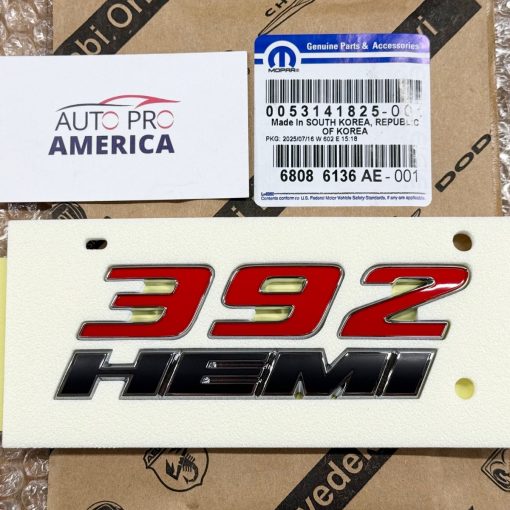 392 HEMI EMBLEM for JEEP DODGE CHRYSLER CHALLENGER CHARGER GENUINE MOPAR OEM