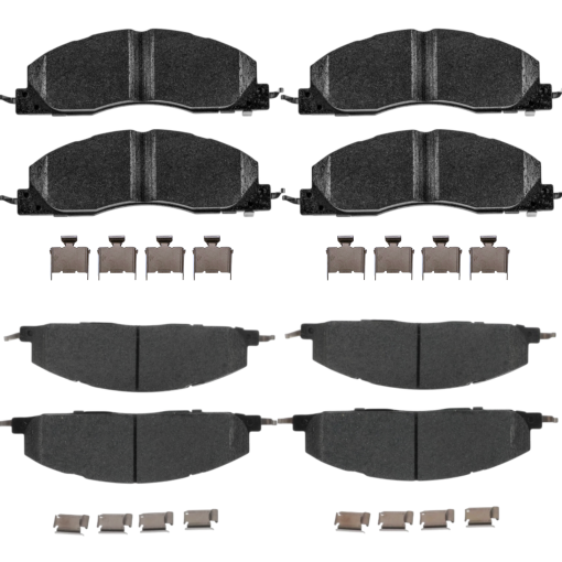FRONT & REAR DISC BRAKE PADS 2009-2018 DODGE RAM 2500 3500 OEM MOPAR GENUINE SET