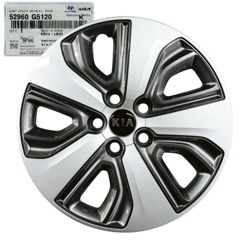 GENUINE OEM Wheel Hub Cap Cover for 2017-2021 Kia Niro 52960G5120