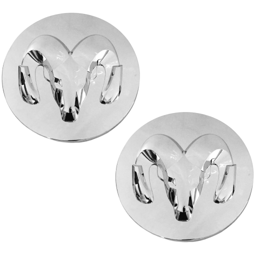 CHROME WHEEL CENTER CAP for 2013-2018 RAM 2500 3500 OEM MOPAR 4726280AA SET 2pcs