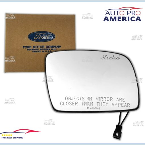 FORD GLASS MIRROR FOR 90 91 92 93 94 LINCOLN TownCar RIGHT SIDE POWER HEATED OEM